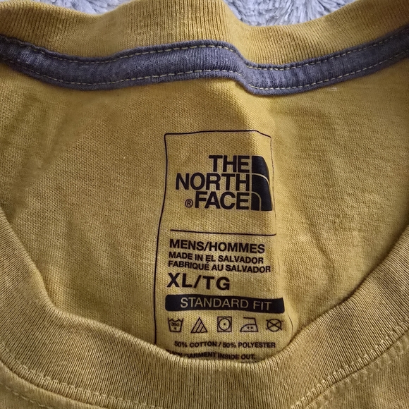 The North Face Women's Mustard Yellow T-Shirt - XL - Picture 3 of 4